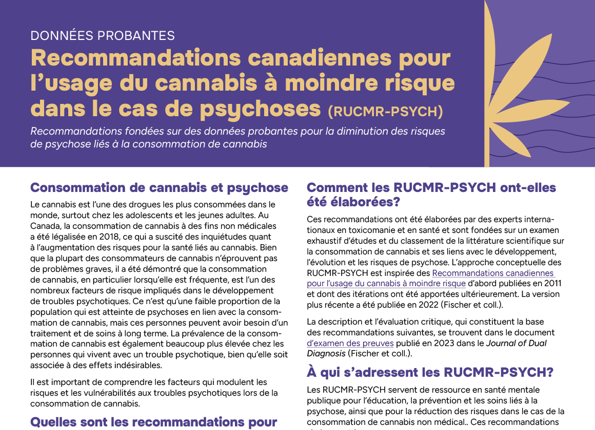 Recommandations canadiennes